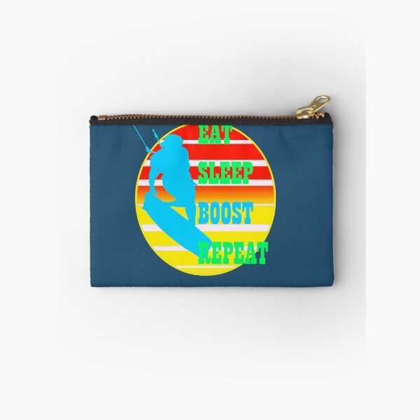 Item preview, Eat Sleep Boost Repeat Female Kitesufer Retro Sunset 2 designed and sold by taiche.