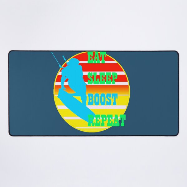 Item preview, Eat Sleep Boost Repeat Female Kitesufer Retro Sunset 2 designed and sold by taiche.