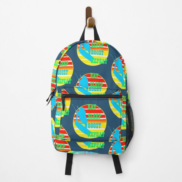 Item preview, Eat Sleep Boost Repeat Female Kitesufer Retro Sunset 2 designed and sold by taiche.