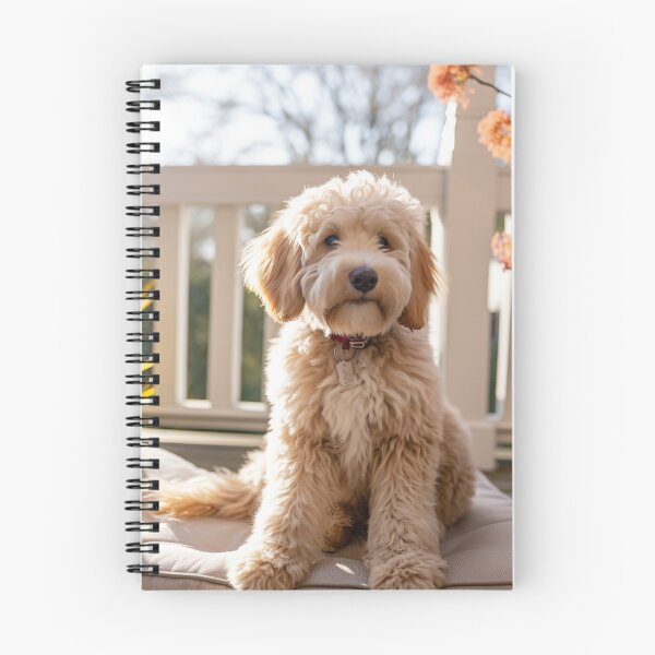Item preview, Labradoodle on Porch 2 designed and sold by Creative Shed Designs.