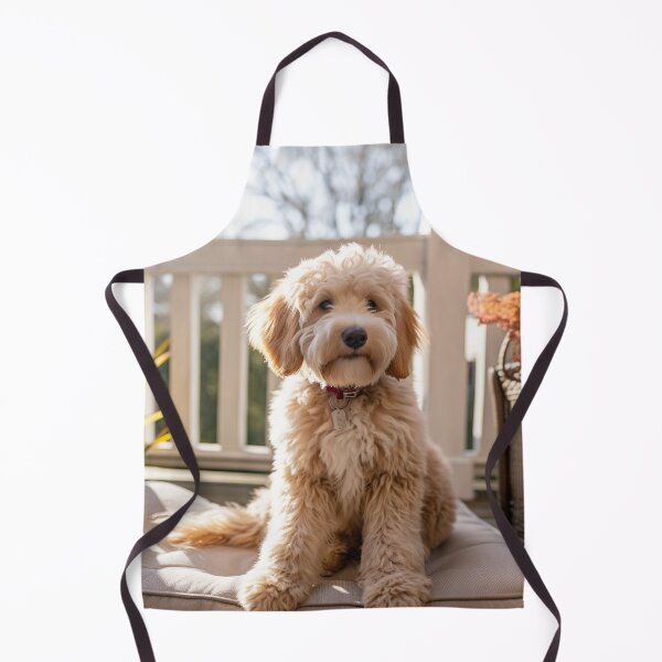Item preview, Labradoodle on Porch 2 designed and sold by Creative Shed Designs.