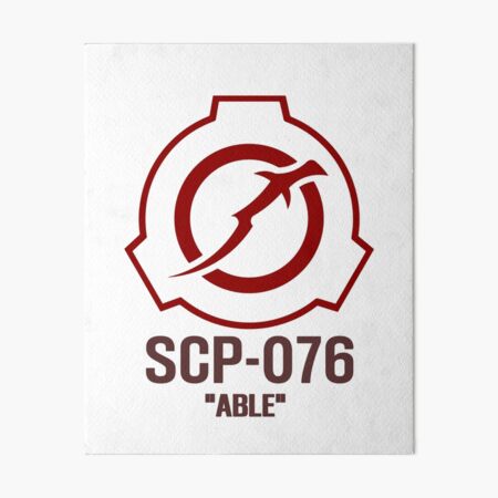 SCP-076 (Abel) Poster for Sale by SCPillustrated