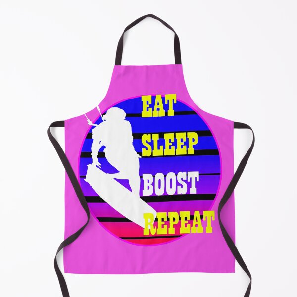 Item preview, Eat Sleep Boost Repeat Female Kitesufer Retro Sunset 1 designed and sold by taiche.