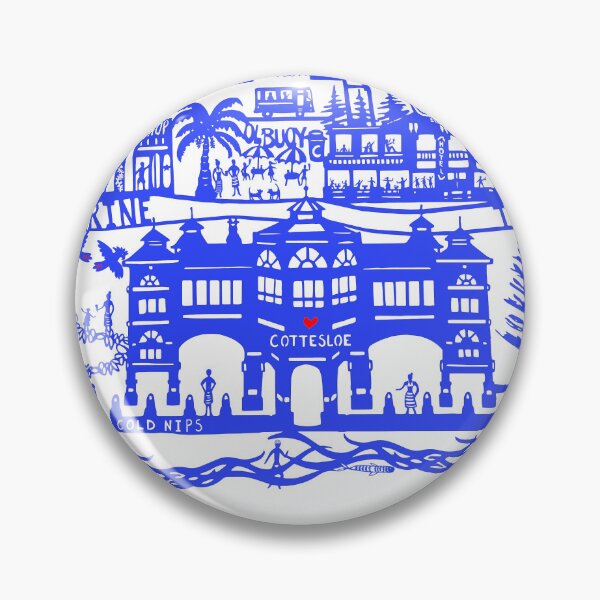 Item preview, Cottesloe Summer Map designed and sold by Anne Gee.