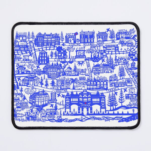 Item preview, Cottesloe Summer Map designed and sold by Anne Gee.
