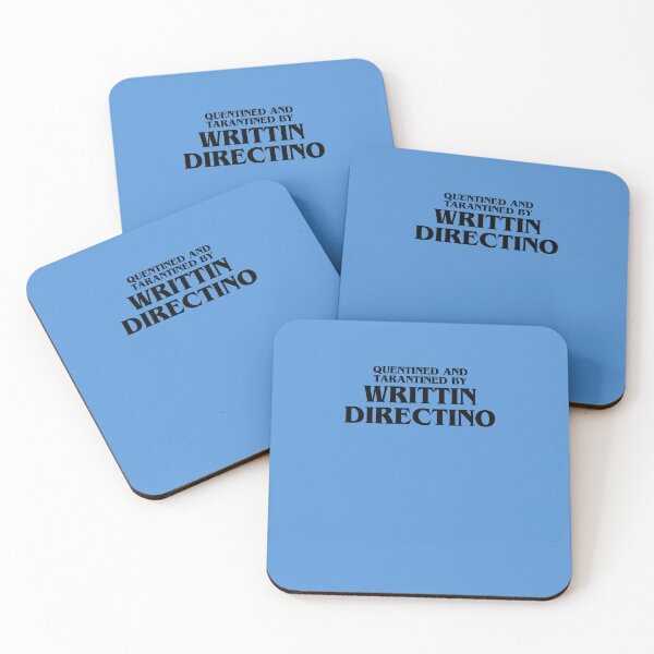 Item preview, QUENTINED AND TARANTINED BY WRITTIN DIRECTINO BLACK MEME Essential designed and sold by JoyAustinf.