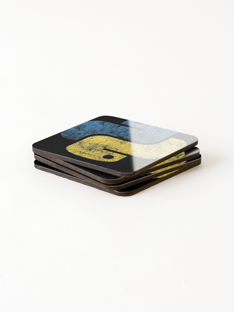 Thumbnail 4 of 5, Coasters (Set of 4), Python Programming designed and sold by MarieQuinn.
