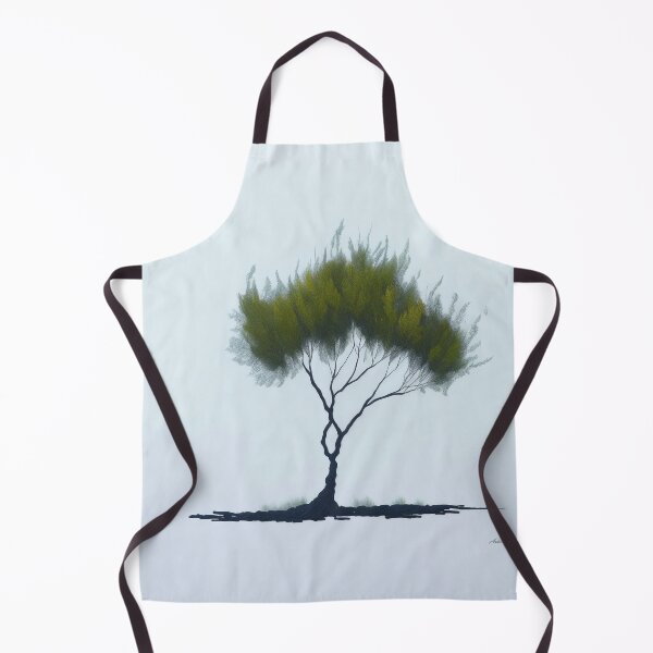 Item preview, Minimalist Green Tree Nature Drawing designed and sold by druidwolfart.
