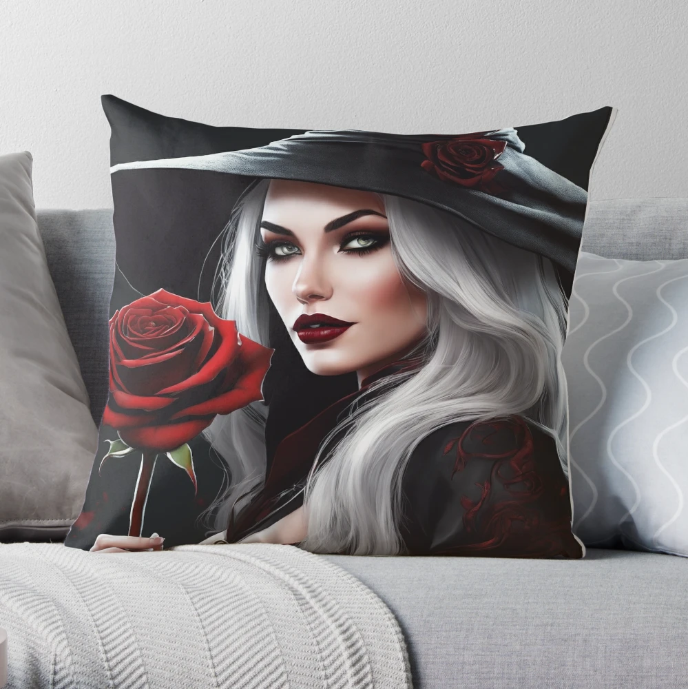 Halloween Pillows Glow IN the Dark Goth Throw Pillow Cute