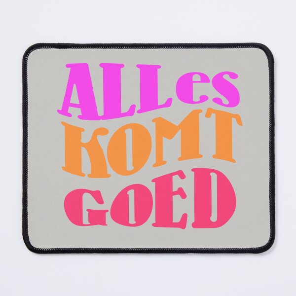 Item preview, Alles Komt Goed, Dutch Saying, Quote in Retro Style designed and sold by DiensDesign.