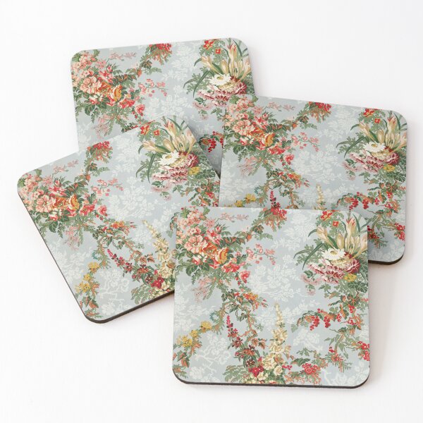 Item preview, floral antique vintage pattern designed and sold by fleurdesignart.