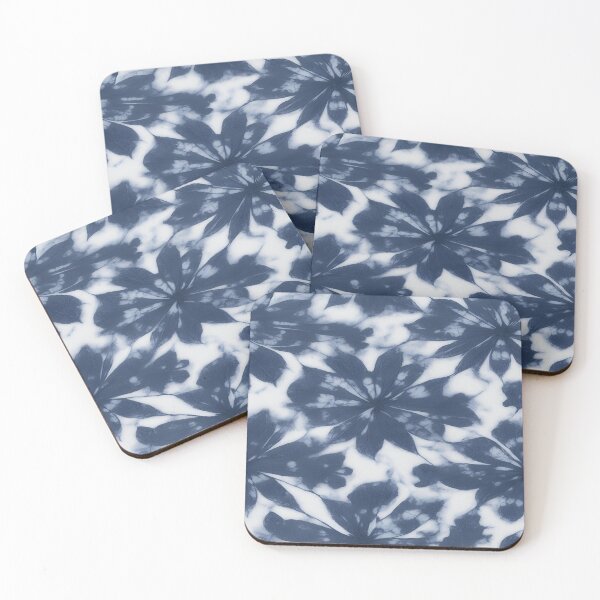 Item preview, Floral Fusion Traditional Indigo Shibori with Modern Flair designed and sold by Tamas Das.