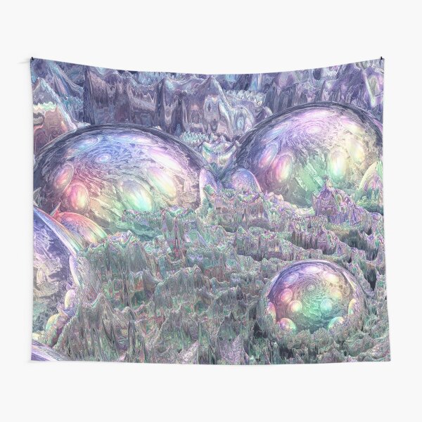 Reflecting Spheres In Space Tapestry