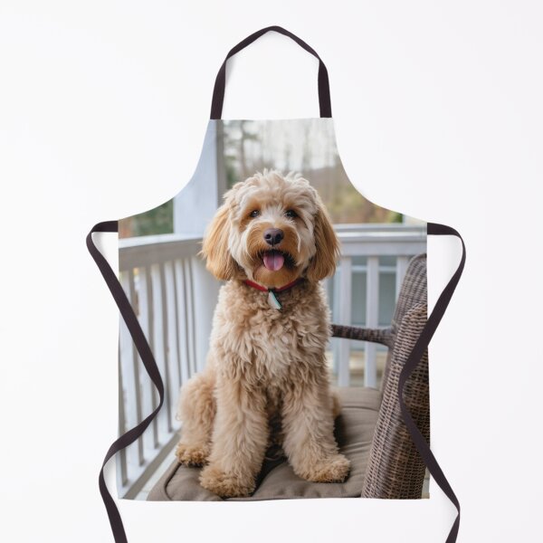 Item preview, Labradoodle on Porch 3 designed and sold by Creative Shed Designs.