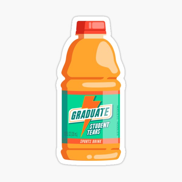 Item preview, Graduate Student Tears (Orange) designed and sold by Nucleic Noodles.
