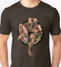 Bullethole Cammo: Manspreading Unisex T-Shirt