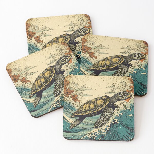Item preview, Hawaiian Turtle Water designed and sold by ramblingsaloha.