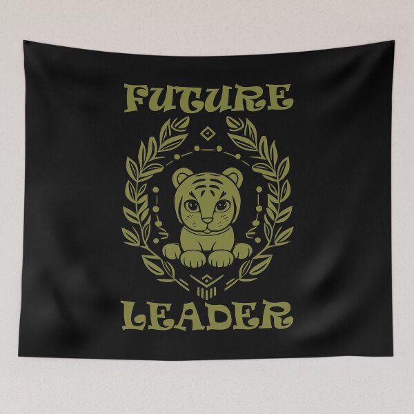 Item preview, Future Leader Tiger - Olive designed and sold by Soulemotion.