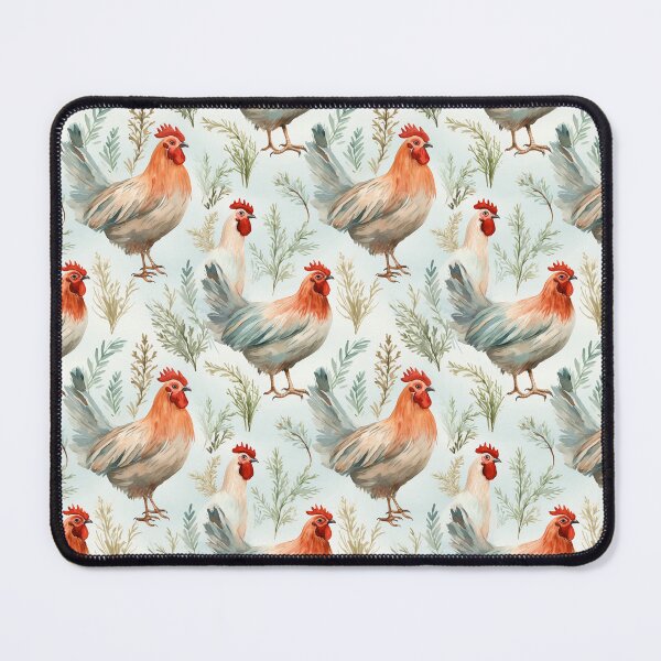 Item preview, Watercolour stylised chickens designed and sold by Tasmanian Viking.
