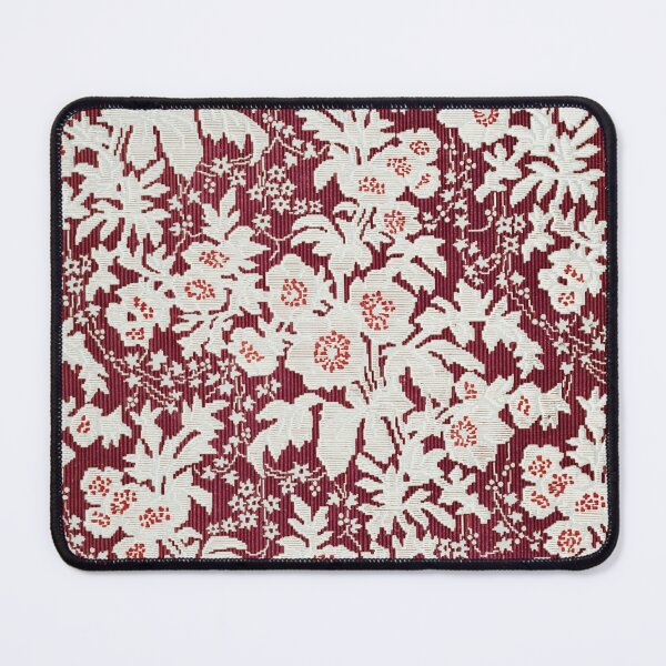 Item preview, floral vintage figured silk designed and sold by fleurdesignart.