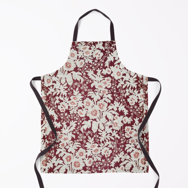 Item preview, floral vintage figured silk designed and sold by fleurdesignart.