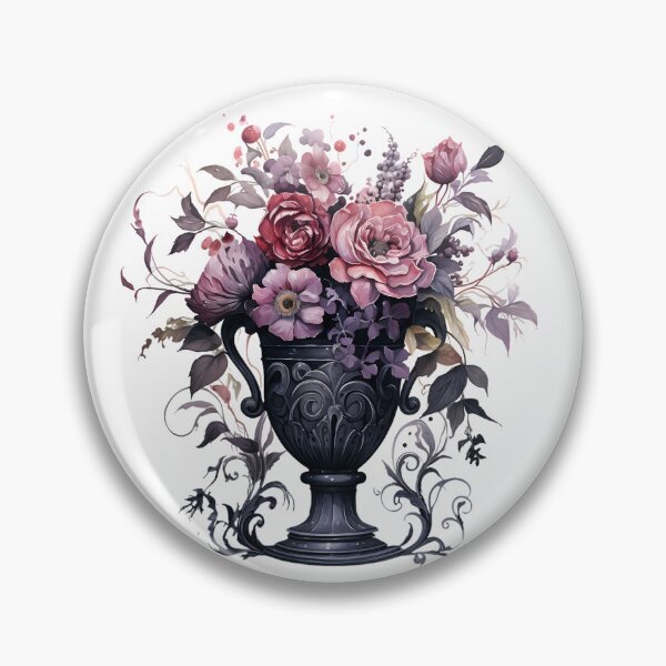 Item preview, Gothic Flowers in a Vase designed and sold by SchorlCraft.