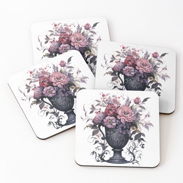 Artikelvorschau, Gotische Blumen in einer Vase entworfen und verkauft von SchorlCraft.