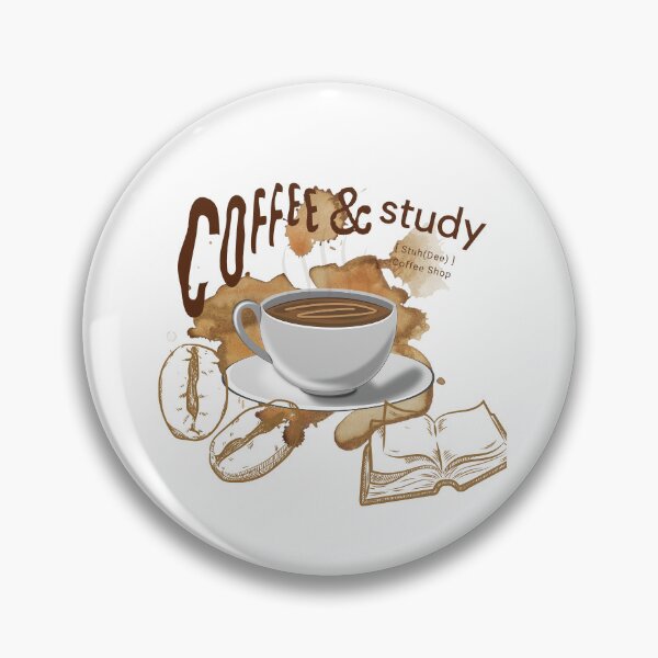 Item preview, Coffee & Study Logo designed and sold by BizziBrandss.