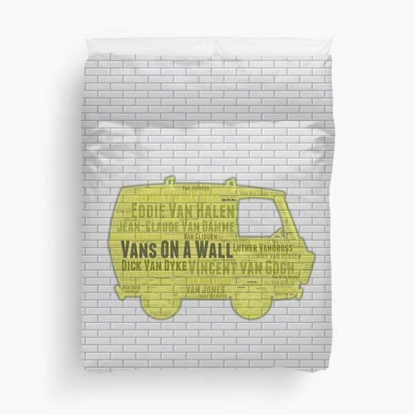 Vans off the wall shop duvet cover