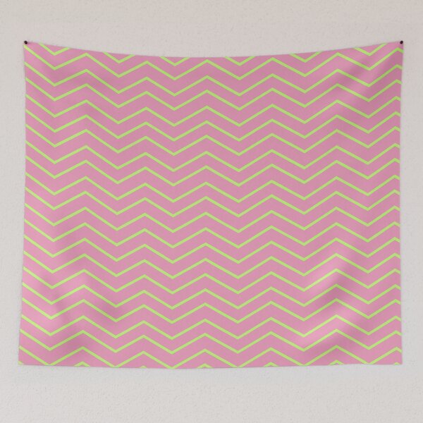 Item preview, Florescent Green Zigzag Horizontal designed and sold by BumbleChynxBee.