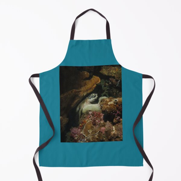 Item preview, A Green Turtle Snoozes on the Reef designed and sold by TawandaCuriel.