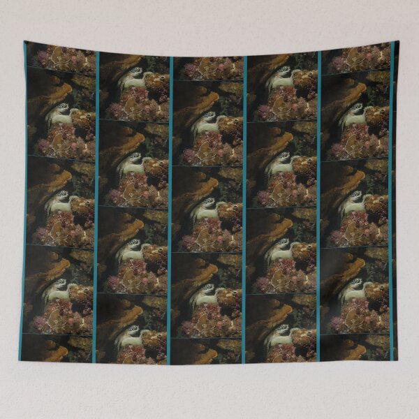 Item preview, A Green Turtle Snoozes on the Reef designed and sold by TawandaCuriel.