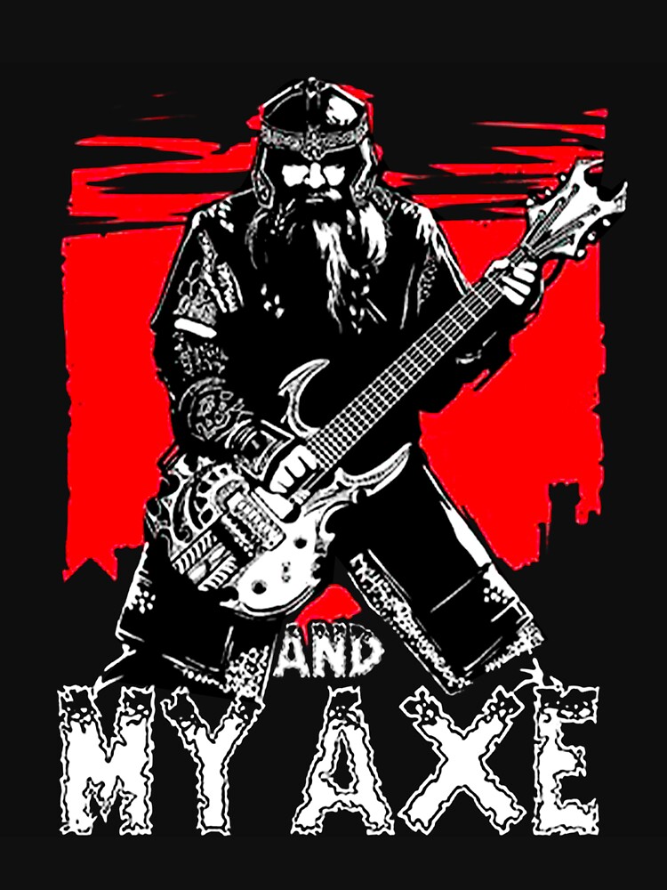 Thumbnail 7 of 7, Classic T-Shirt, Gimli and My Axe Heavy Metal designed and sold by ShopERLCS.