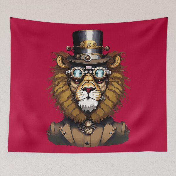 Item preview, Mechanical steampunk lion designed and sold by Niktarka.