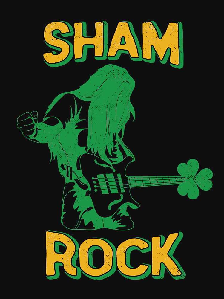 St Patrick's Day Sham Rock Guitar Shamrock by TheLariat