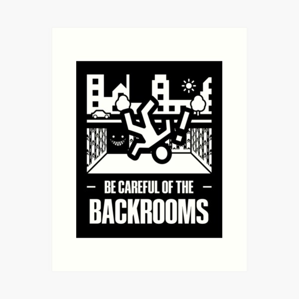 The Backrooms - The Poolrooms - Level 37 - Black Outlined Version - Retro -  Posters and Art Prints