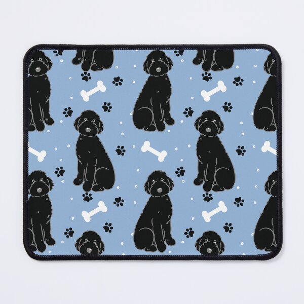Item preview, Black Aussiedoodle Aussie Doodle Dog designed and sold by Lulupainting.