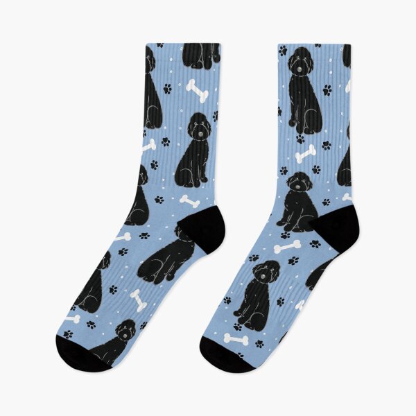 Artikelvorschau, Schwarzer Aussiedoodle Aussie Doodle Dog entworfen und verkauft von Lulupainting.