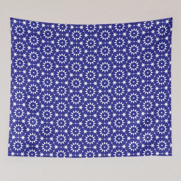 Item preview, Hexastars - Blue and white designed and sold by itsggdesigns.