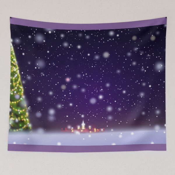 Item preview, Christmas background with snow designed and sold by Photopat.
