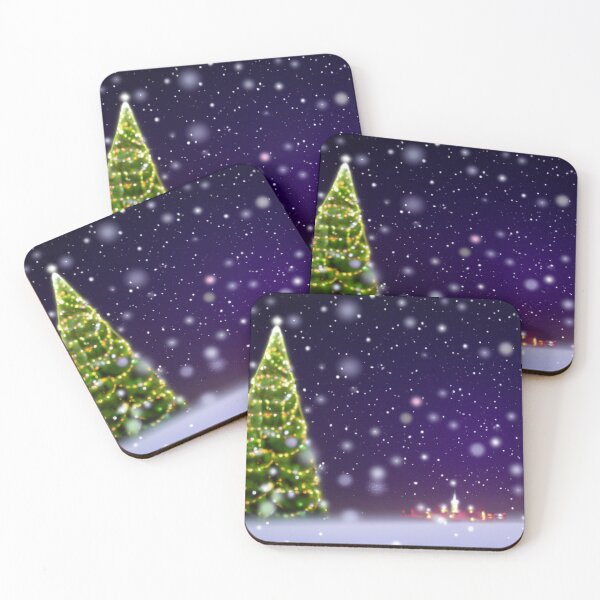 Item preview, Christmas background with snow designed and sold by Photopat.