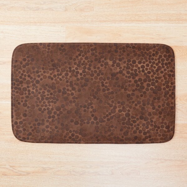 Item preview, Brown and light brown polka dots on a light brown background, designed and sold by Rostislav Bouda.