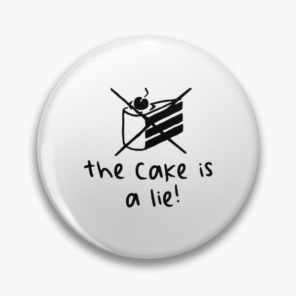 Item preview, The Cake Is A Lie - Black Coffee 	 	 designed and sold by hthjenobn73.