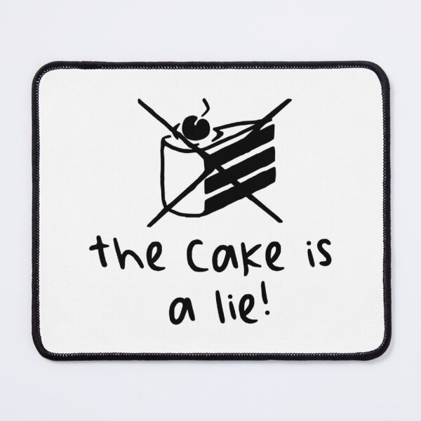 Item preview, The Cake Is A Lie - Black Coffee designed and sold by hthjenobn73.