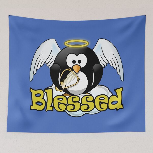 Item preview, Blessed Angel Penguin designed and sold by WellofWords.