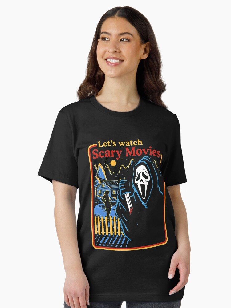Thumbnail 2 of 7, Essential T-Shirt, Lets Watch Scary Movies Scream Horror Active designed and sold by SavchenkoH.