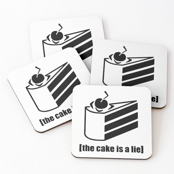 Item preview, the cake is a lie Duvet Cover 	 designed and sold by hthjenobn73.
