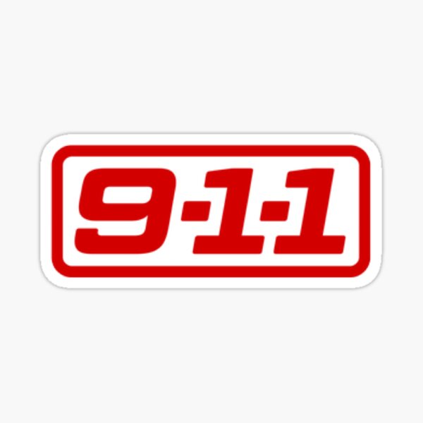 911 Sticker Sticker