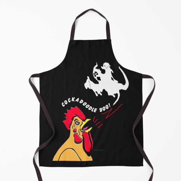 Item preview, Rooster Wakes Up Ghost on Halloween designed and sold by kristalcurt.
