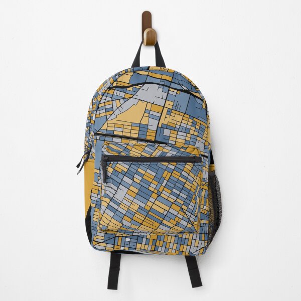 Item preview, St. Louis Map Pattern in Blue & Gold designed and sold by PatternMaps.